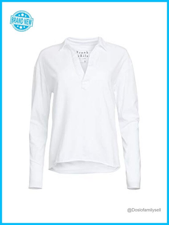 Tops - Women's Long Sleeve V-Neck Jersey Popover Top